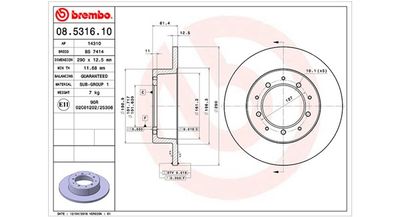 Tarcza hamulcowa MAGNETI MARELLI 360406014100