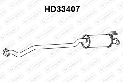 VENEPORTE HD33407 Глушитель выхлопных газов  для HONDA CIVIC VII Hatchback (EU, EP, EV) 1.4 iS (EP1)