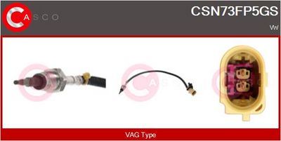 SENZOR TEMPERATURA GAZE EVACUARE