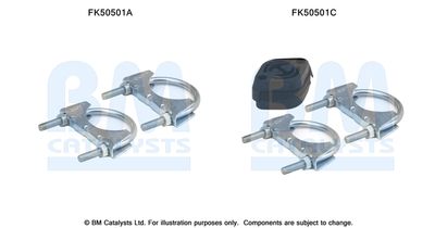 Монтажен комплект, изпускателна тръба BM Catalysts FK50501