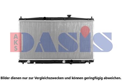 AKS DASIS 010027N Радиатор охлаждения двигателя  для HONDA INSIGHT (Хонда Инсигхт)
