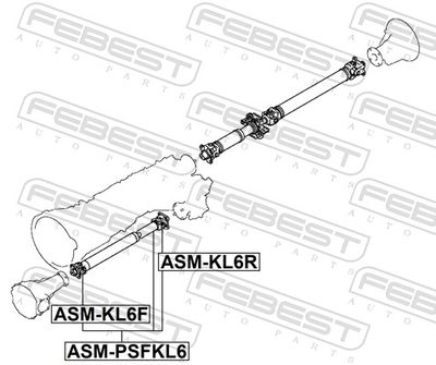 Joint, propshaft FEBEST U2700642