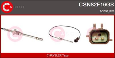 SENZOR TEMPERATURA GAZE EVACUARE