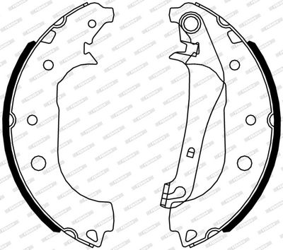 SET SABOTI FRANA FERODO FSB4319 1