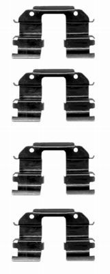Комплектующие, колодки дискового тормоза HELLA 8DZ 355 203-041 для CHEVROLET SPARK