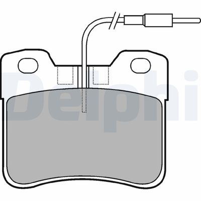 Brake Pad Set, disc brake LP563