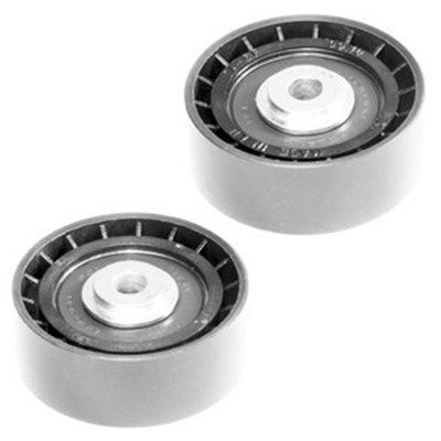 Įtempiklio skriemulys, V formos rumbuotas diržas