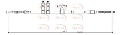 Cable Pull, parking brake APEC CAB1581