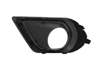 Voorbumper afdekking Voor Rechts (met mistlampgaten, black-matt) past: SUBARU FORESTER SJ 03.13-03.16