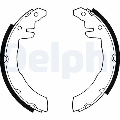 Zestaw szczęk hamulcowych DELPHI LS1143