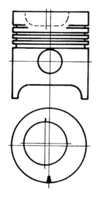 Zuiger - 97505600 - KOLBENSCHMIDT