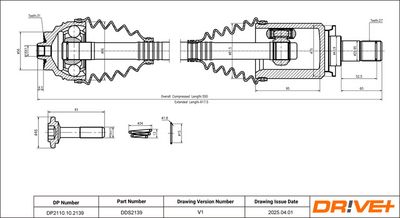 ANTRIEBSWELLE DR!VE+ DP2110102139