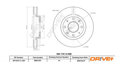 DISC FRANA DR!VE+ DP1010111301 2
