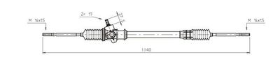 Рулевой механизм GENERAL RICAMBI FI4019 для FIAT 131