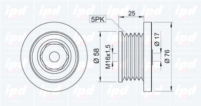 SISTEM ROATA LIBERA GENERATOR IPD 153312 1