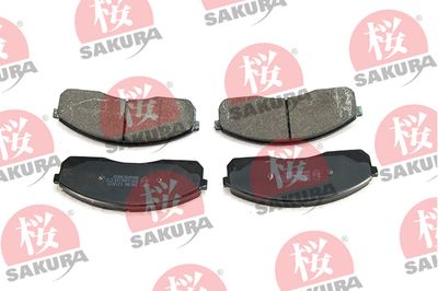 Комплект тормозных колодок, дисковый тормоз SAKURA 600-03-8832 для KIA PREGIO