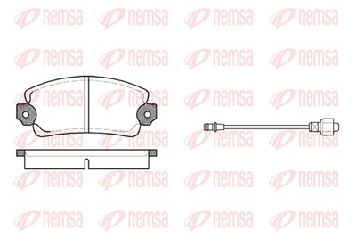 Комплект тормозных колодок, дисковый тормоз REMSA 0025.12 для TALBOT MURENA