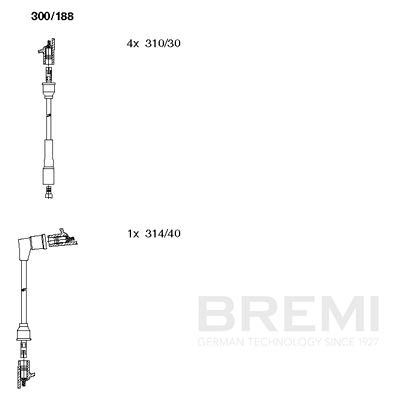 SET CABLAJ APRINDER BREMI 300188