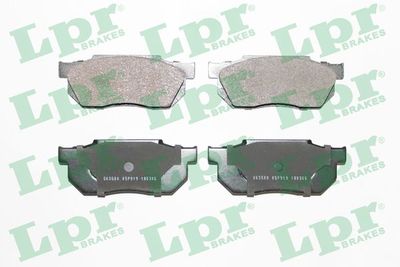 Комплект тормозных колодок, дисковый тормоз LPR 05P919 для HONDA PRELUDE