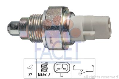 Выключатель, фара заднего хода FACET 7.6111 для DAIHATSU CHARADE