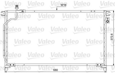 VALEO Condensor, airconditioning (814049)