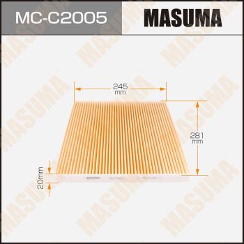 Фильтр, воздух во внутренном пространстве MASUMA MC-C2005 для INFINITI QX60