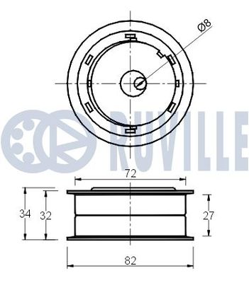 ROLA INTINZATOR CUREA DISTRIBUTIE RUVILLE 540347 1