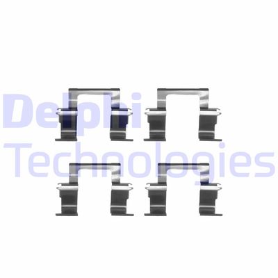 Комплектующие, колодки дискового тормоза DELPHI LX0283 для OPEL MONTEREY