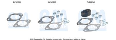 Zestaw montażowy, rura wydechowa BM CATALYSTS FK70573