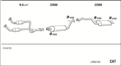 Układ wydechowy WALKER LR60120