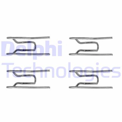 Комплектующие, колодки дискового тормоза DELPHI LX0156 для MERCEDES-BENZ MB