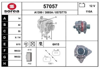 GENERATOR EAI 57057
