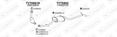 ABGASANLAGE VENEPORTE 700206