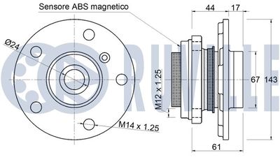 SET RULMENT ROATA RUVILLE 221908 1