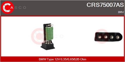 REZISTOR VENTILATOR HABITACLU CASCO CRS75007AS