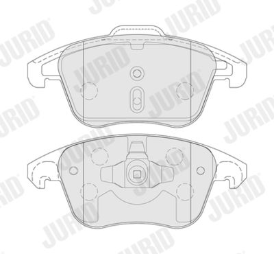 Brake Pad Set, disc brake 574190J