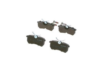 Remblokken set Achter , past: FORD FIESTA, FIESTA V, FIESTA VI, FOCUS I, FOCUS II, PUMA  FORD USA FOCUS, FOCUS ZX3, FOCUS ZX5 1.0-2.0 08.98-01.18