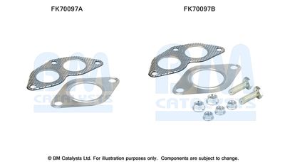 Zestaw montażowy, rura wydechowa BM CATALYSTS FK70097