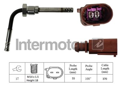 Sensor, exhaust gas temperature Intermotor 27079