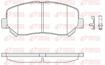 Комплект тормозных колодок, дисковый тормоз REMSA 1513.02 для MAZDA CX-5