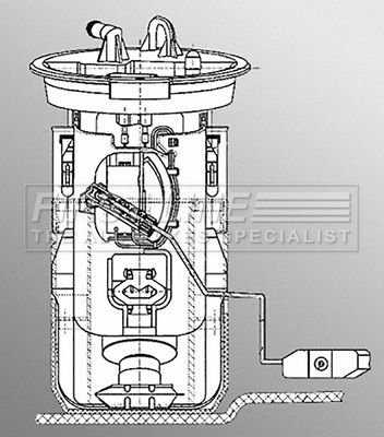 Fuel Pump FIRST LINE FFP1247