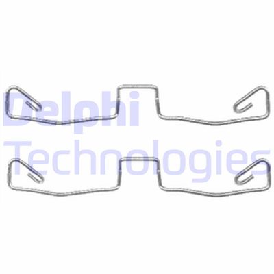 DELPHI LX0448 Скобы тормозных колодок  для AUDI ALLROAD (Ауди Аллроад)