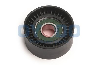 Įtempiklio skriemulys, V formos rumbuotas diržas