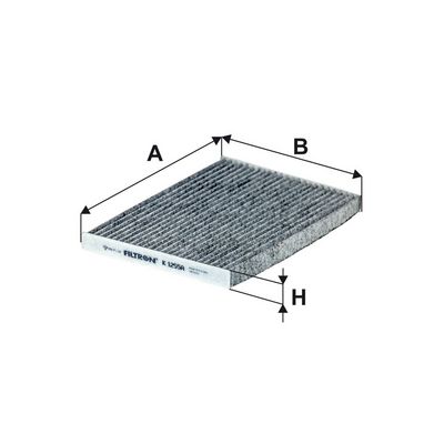 Cabinefilter met actieve kool past: NISSAN QASHQAI +2, QASHQAI I, ROGUE, X-TRAIL, X-TRAIL II 1.5D-2.5 11.06-12.15