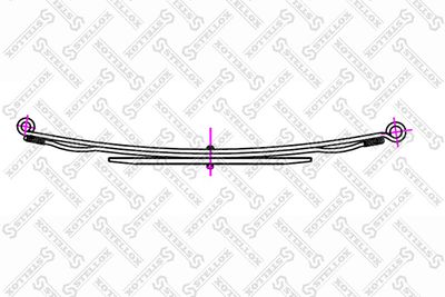 комплект пружини STELLOX 12-00004-SX