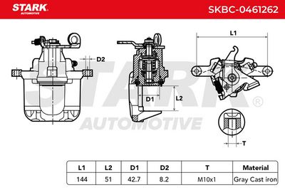 спирачен апарат STARK SKBC-0461262