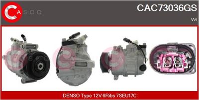 COMPRESOR CLIMATIZARE CASCO CAC73036GS