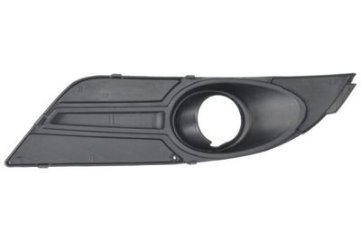 Voorbumper afdekking Voor Rechts (met mistlampgaten, black-matt) past: FORD FOCUS II 01.07-02.08