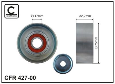 Tensioner Pulley, V-ribbed belt 427-00