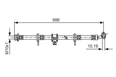 BOSCH Bremsschlauch